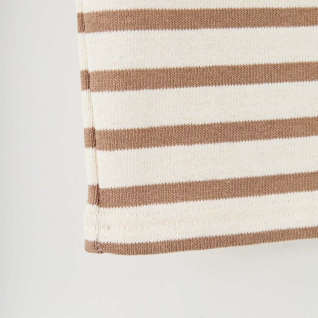 ST.JAMES [セントジェームス] バスクボーダーロングスリーブTシャツ [OUESSANT] ECR/HAM