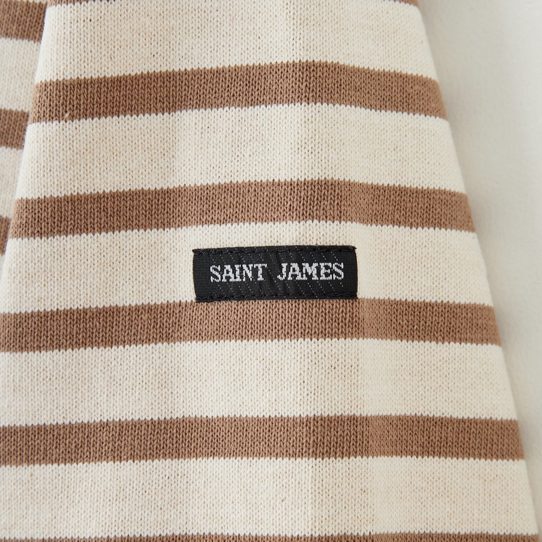 ST.JAMES [セントジェームス] バスクボーダーロングスリーブTシャツ [OUESSANT] ECR/HAM