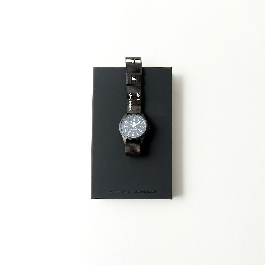 and wander [アンドワンダー] TIMEX × and wander エクスペディションノース フィールドポストソーラー [5743287104] BLACK