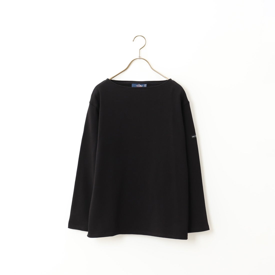 ST.JAMES [セントジェームス] バスクロングスリーブTシャツ [OUESSANT-SD] NOIR