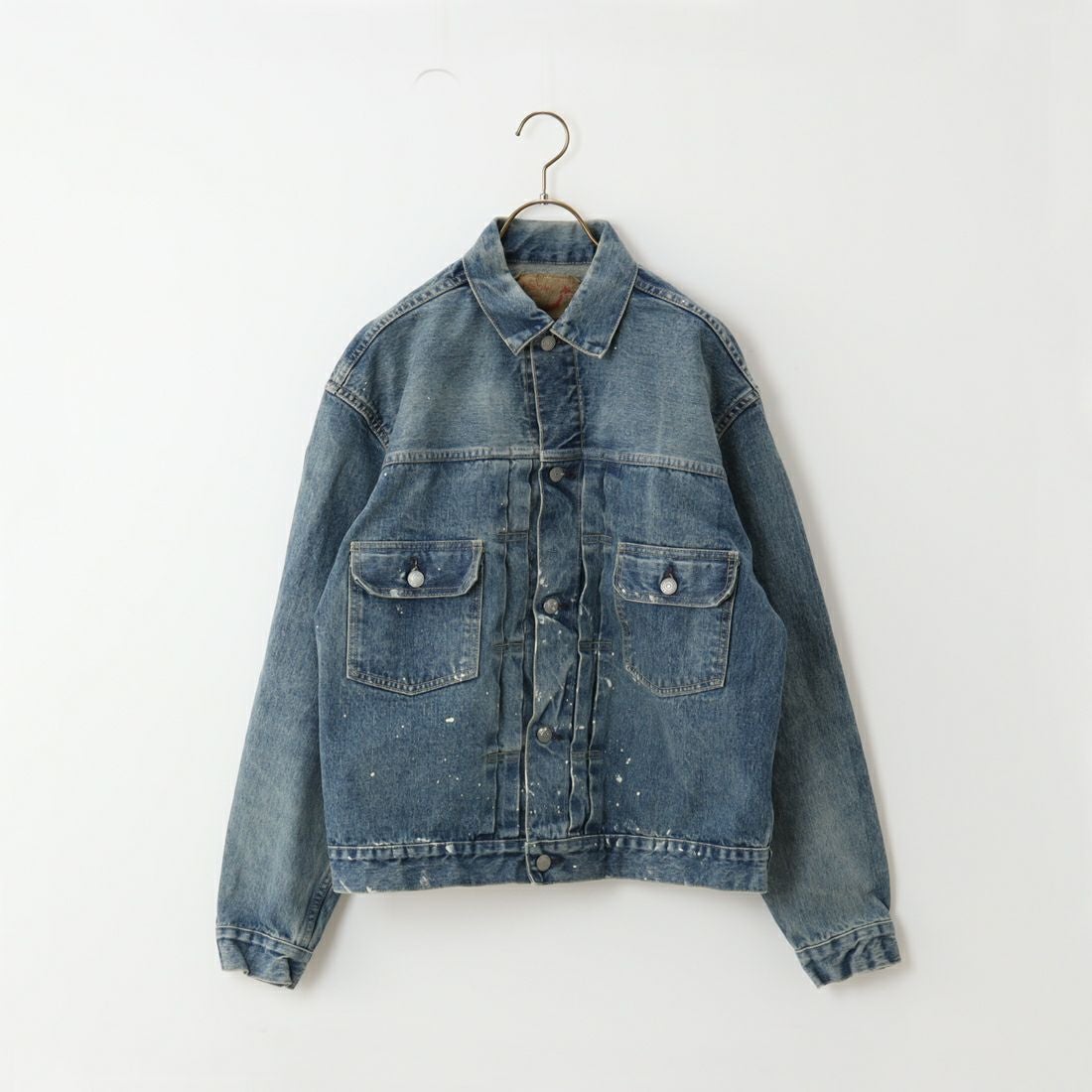 orSlow [オアスロウ] 別注 TYPE2 1950Sプリーツフロントデニムジャケット [81-6002-JF] 97 DENIM U