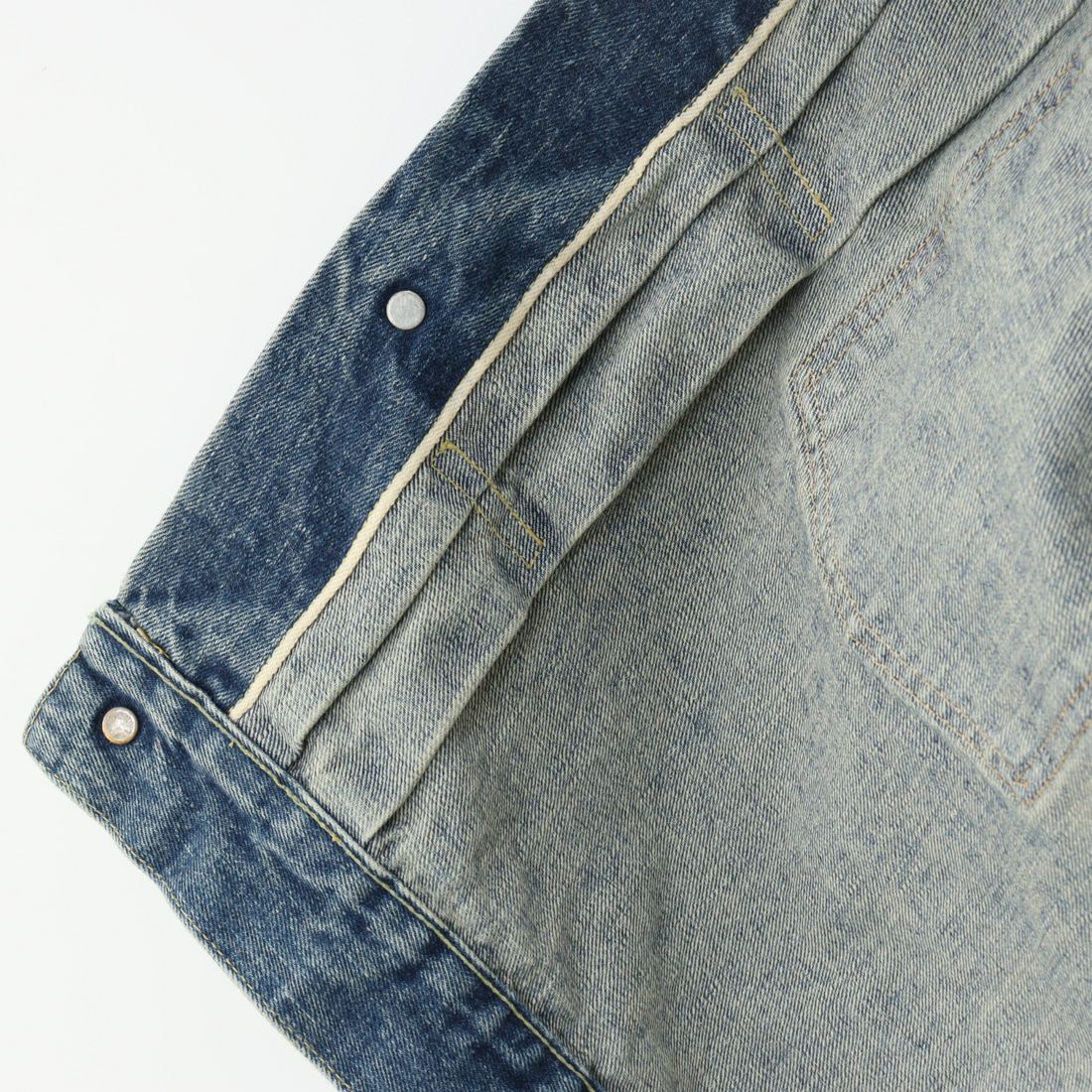 orSlow [オアスロウ] 別注 TYPE2 1950Sプリーツフロントデニムジャケット [81-6002-JF] 97 DENIM U