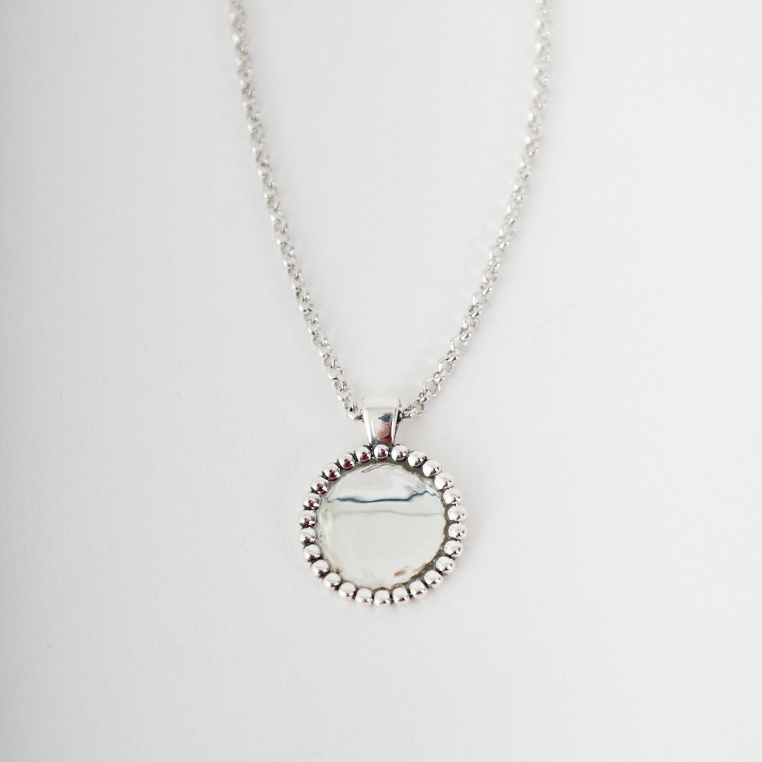 PHILIPPE AUDIBERT [フィリップ オーディベール] COLLIER SID LAITON PM シルバーコイン チェーンネックレス [CO5079] SILVER