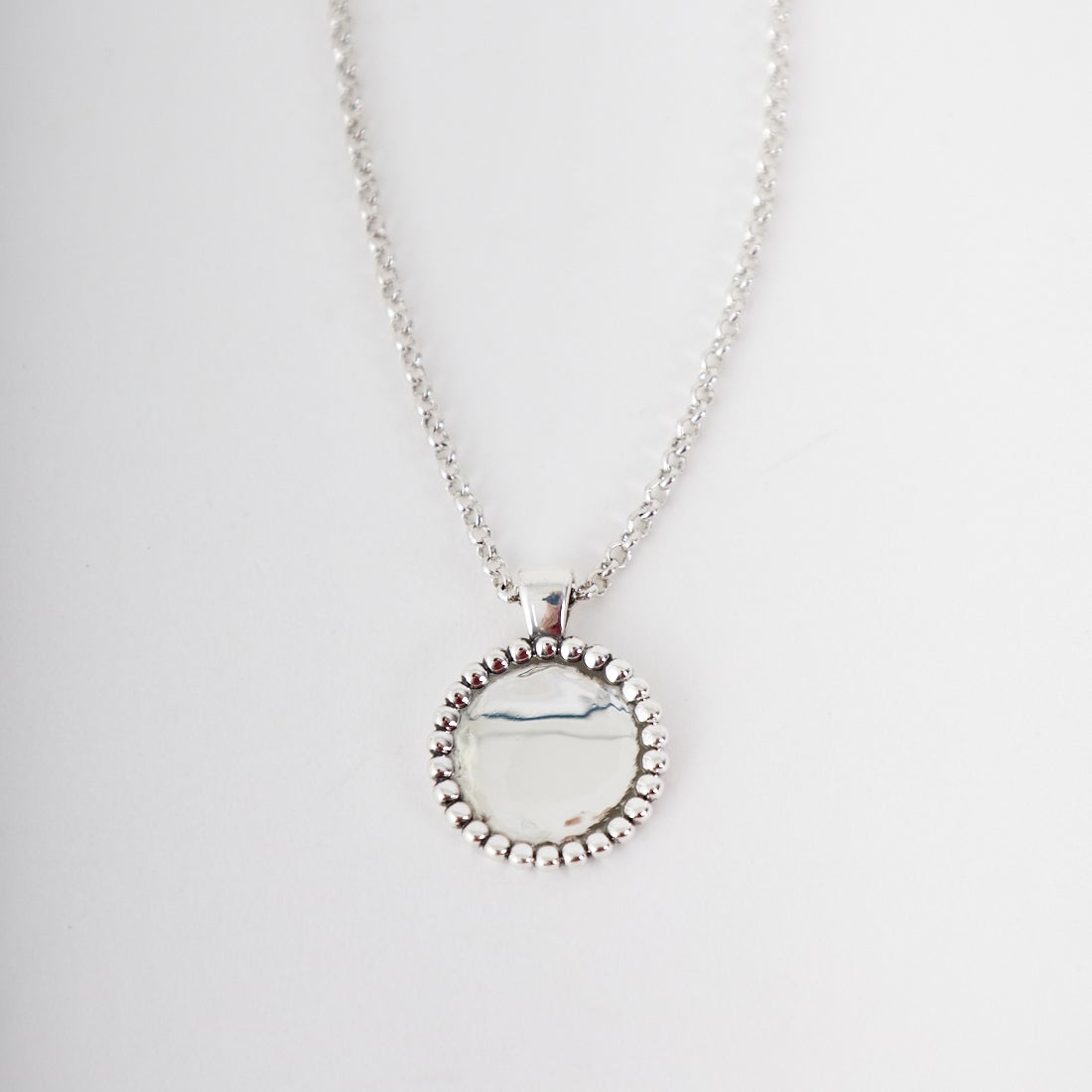 PHILIPPE AUDIBERT [フィリップ オーディベール] COLLIER SID LAITON PM シルバーコイン チェーンネックレス [CO5079] SILVER