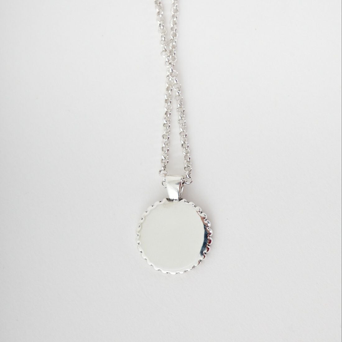 PHILIPPE AUDIBERT [フィリップ オーディベール] COLLIER SID LAITON PM シルバーコイン チェーンネックレス [CO5079] SILVER