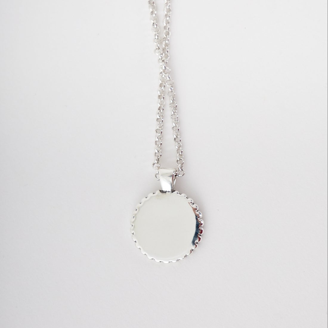 PHILIPPE AUDIBERT [フィリップ オーディベール] COLLIER SID LAITON PM シルバーコイン チェーンネックレス [CO5079] SILVER
