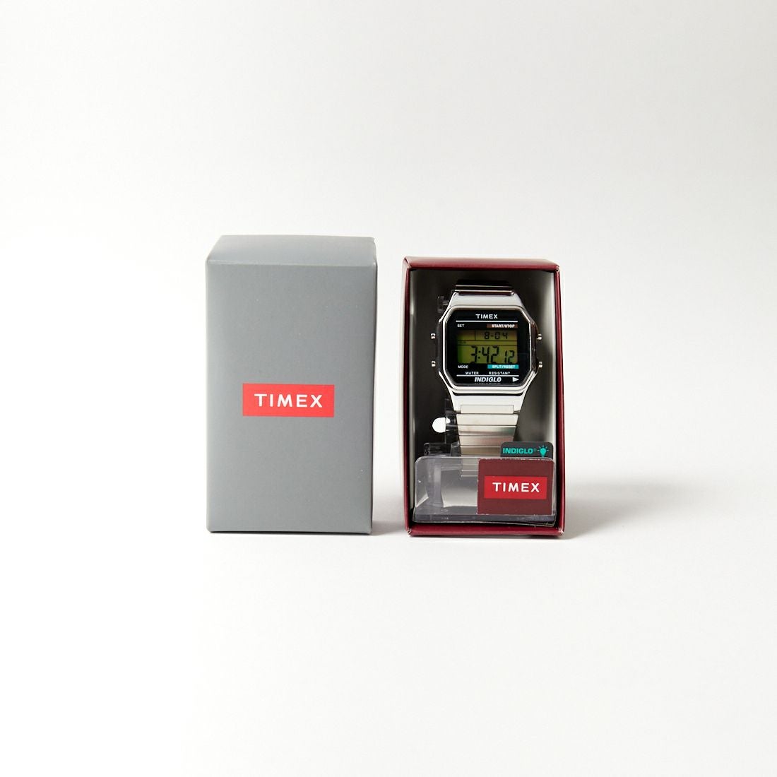 TIMEX クラシックデジタル T785879J シルバー新品 TIMEX [タイメックス] クラシックデジタル シルバー [T78587