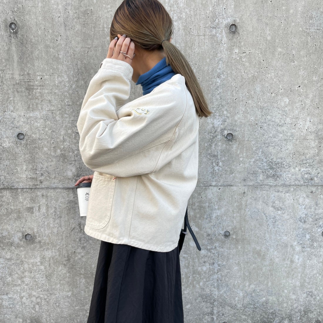 PAY DAY [ペイデイ] 別注 エンジニアジャケット [PD10-CA-IN4-JF] ｷﾅﾘ &&モデル身長：156cm 着用サイズ：F&&