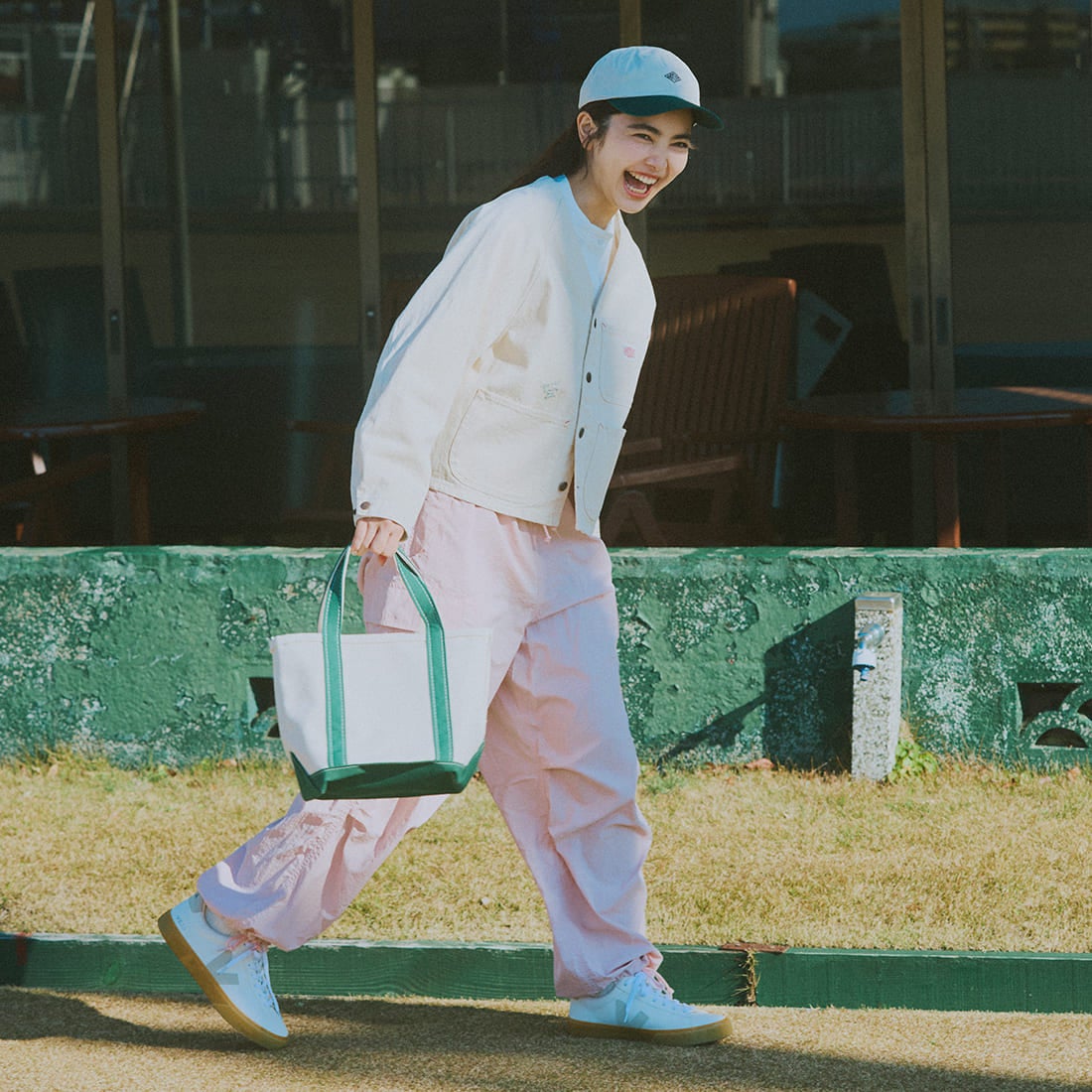 PAY DAY [ペイデイ] 別注 エンジニアジャケット [PD10-CA-IN4-JF] ｷﾅﾘ &&モデル身長：165cm 着用サイズ：F&&