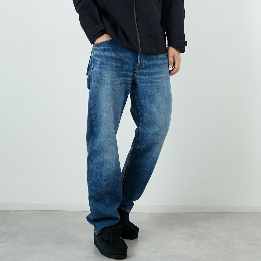 YANUK [ヤヌーク] セルビッジストレートデニム No.XX(ナンバートゥウェンティー) [57233504] VTG &&モデル身長：179cm 着用サイズ：4&&