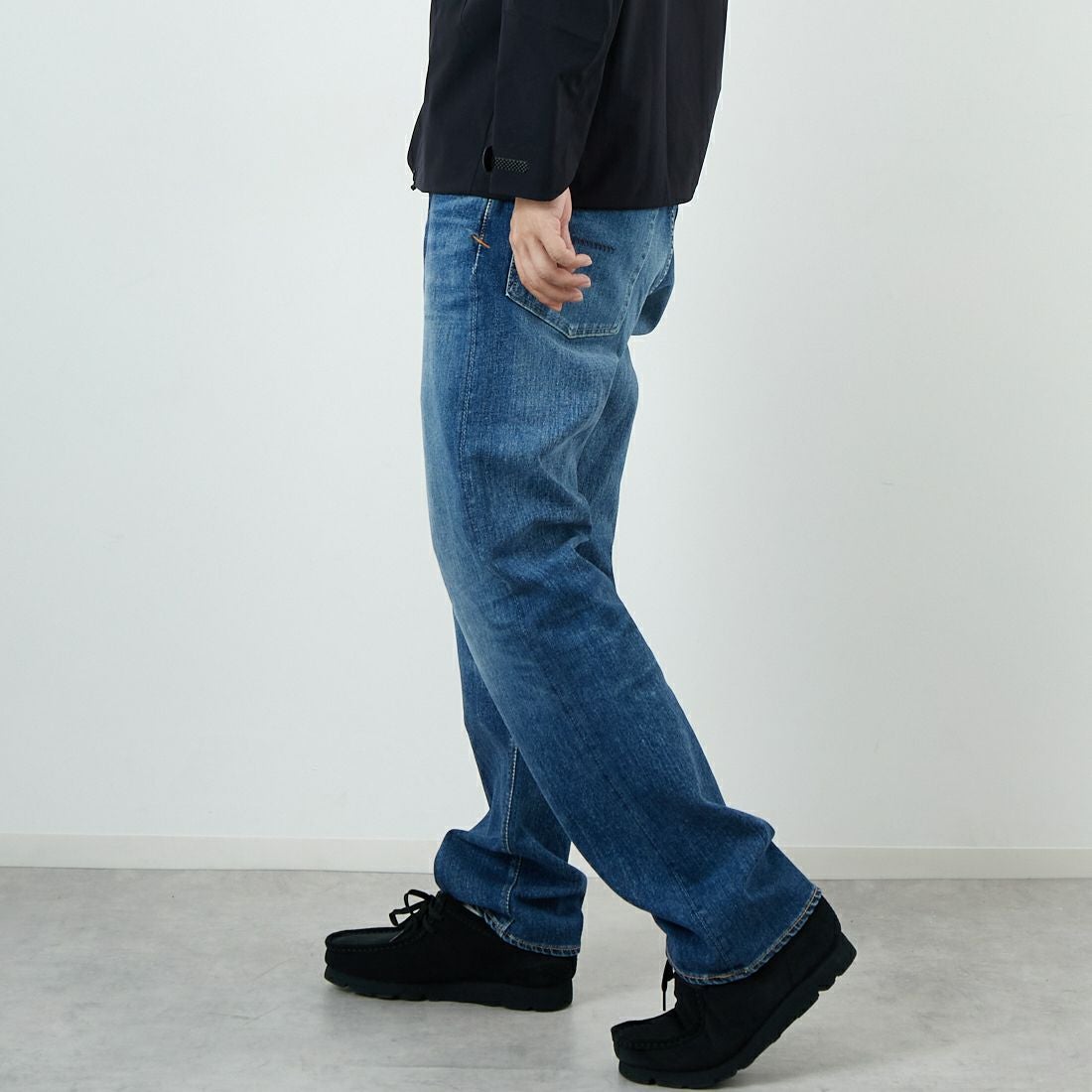 YANUK [ヤヌーク] セルビッジストレートデニム No.XX(ナンバートゥウェンティー) [57233504] VTG &&モデル身長：179cm 着用サイズ：4&&