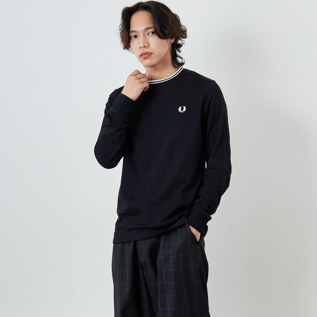 102 BLACK&&モデル身長：179cm 着用サイズ：M&&