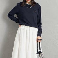 795 NAVY&&モデル身長：162cm 着用サイズ：S&&