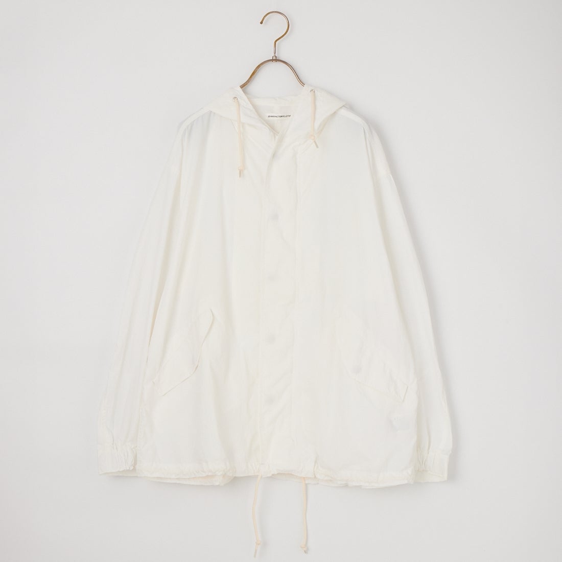 Jeans Factory Clothes [ジーンズファクトリークローズ] ショート丈 ナイロンモッズパーカー [IN1-CT-4] WHITE