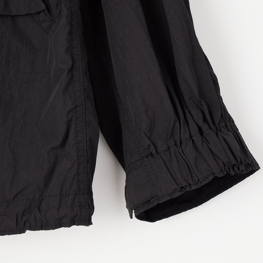 Jeans Factory Clothes [ジーンズファクトリークローズ] ショート丈 ナイロンモッズパーカー [IN1-CT-4] BLACK