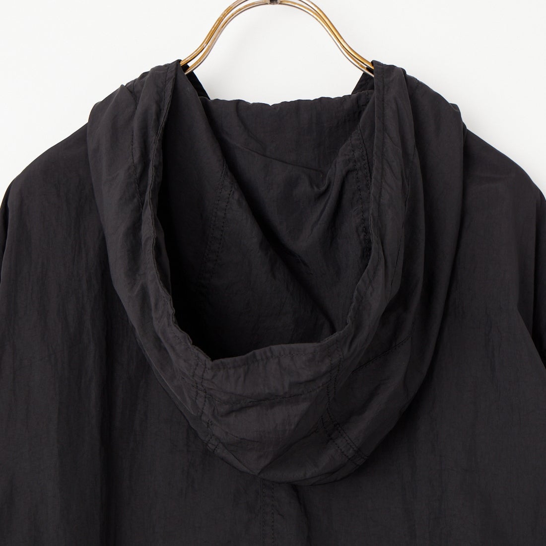 Jeans Factory Clothes [ジーンズファクトリークローズ] ショート丈 ナイロンモッズパーカー [IN1-CT-4] BLACK