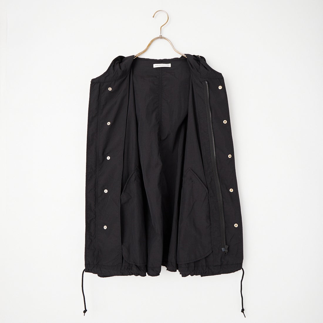 Jeans Factory Clothes [ジーンズファクトリークローズ] ショート丈 ナイロンモッズパーカー [IN1-CT-4] BLACK