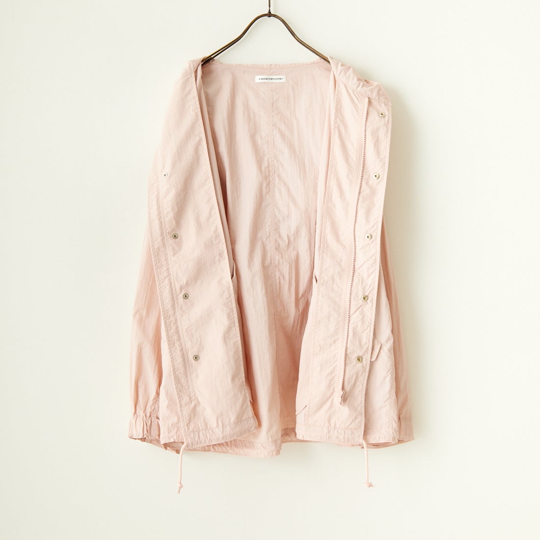 Jeans Factory Clothes [ジーンズファクトリークローズ] ショート丈 ナイロンモッズパーカー [IN1-CT-4] PINK