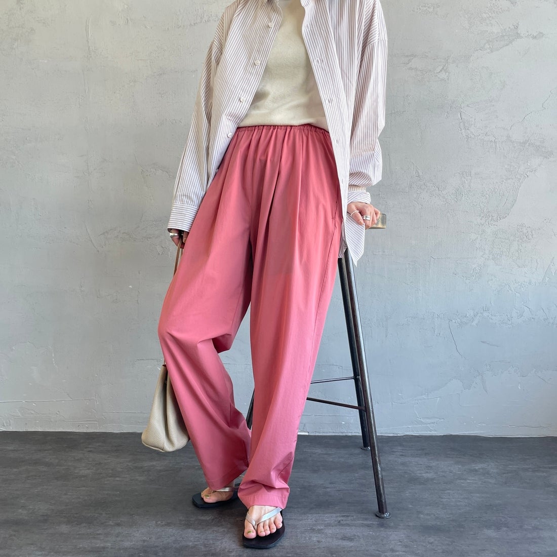 ﾋﾟﾝｸ&&モデル身長：158cm 着用サイズ：F&&