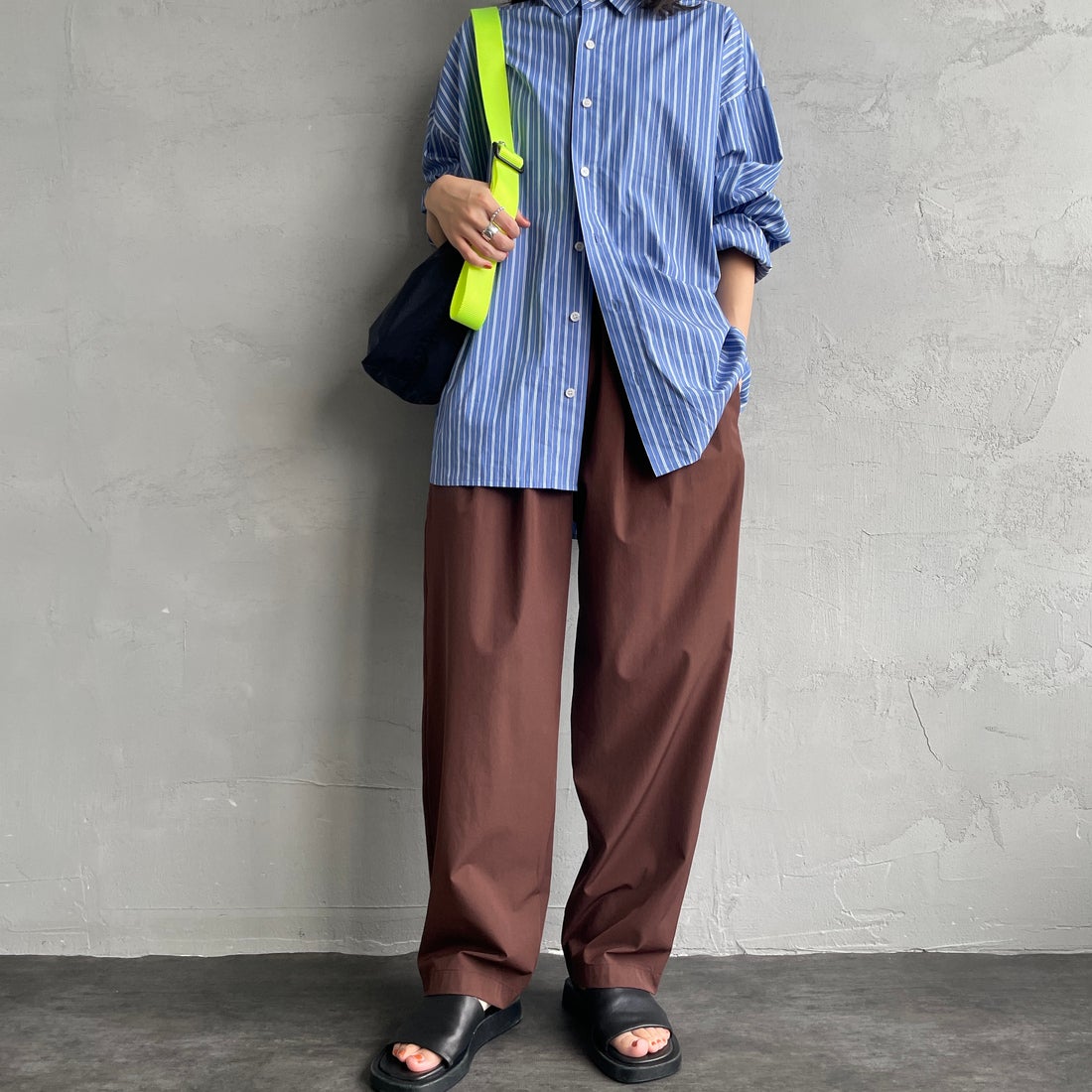 ﾌﾞﾗｳﾝ&&モデル身長：160cm 着用サイズ：F&&