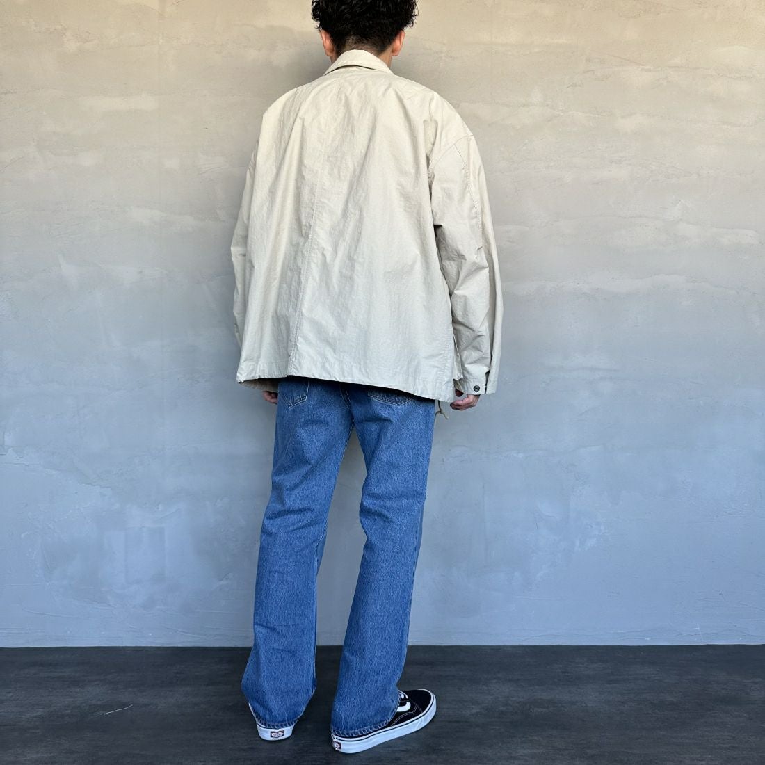 NEEDBY heritage [ニードバイヘリテージ] 別注 GEORGE ブーツカットデニム [GEORGE-JF] MB &&モデル身長：168cm 着用サイズ：29&&