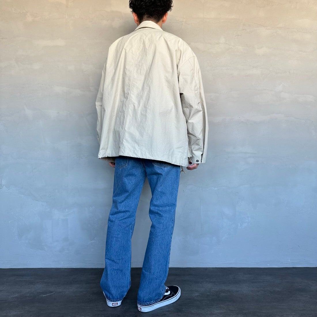 NEEDBY heritage [ニードバイヘリテージ] 別注 GEORGE ブーツカットデニム [GEORGE-JF] MB &&モデル身長：168cm 着用サイズ：29&&