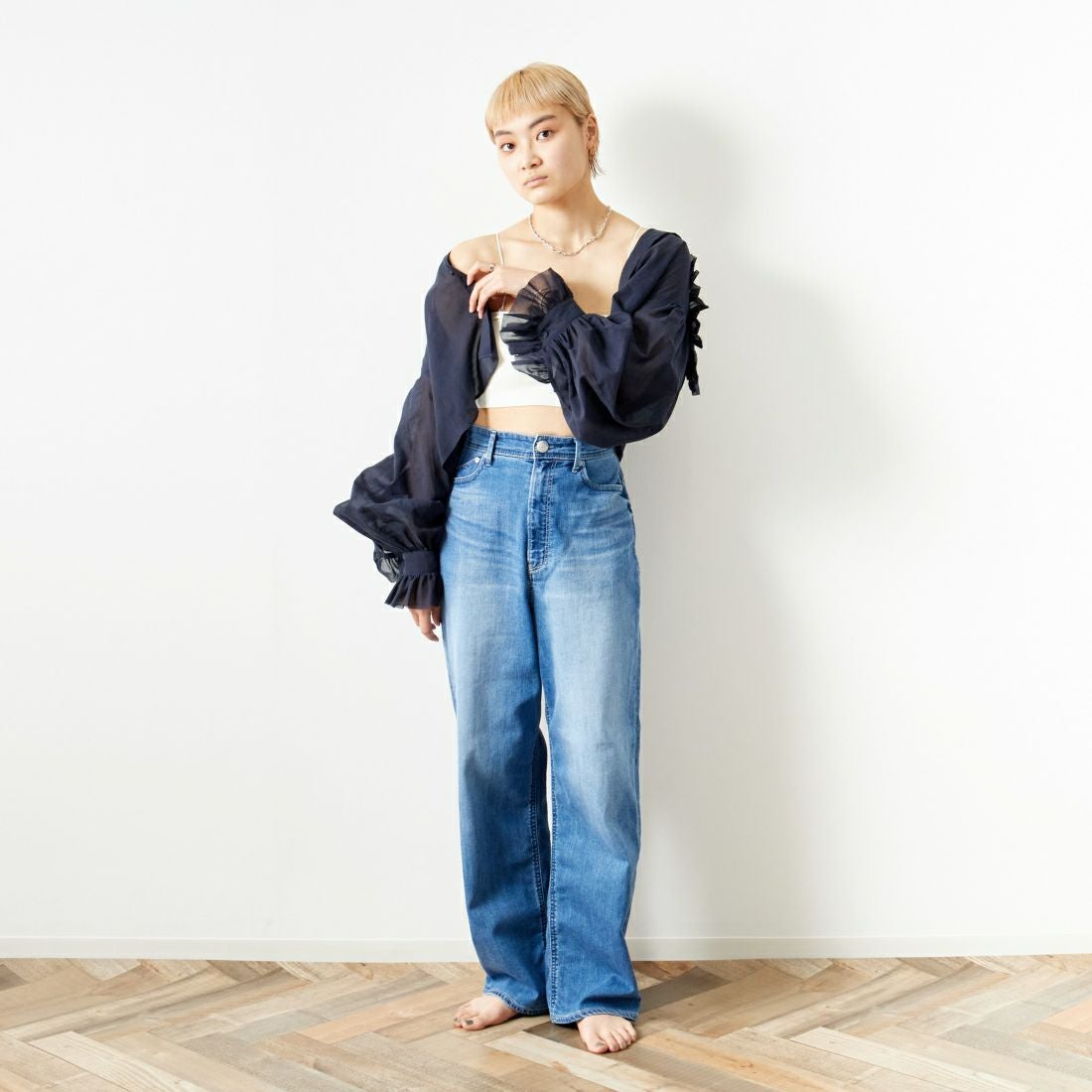 YANUK [ヤヌーク] 別注 JOAN for JEANS FACTORY ルーズストレート