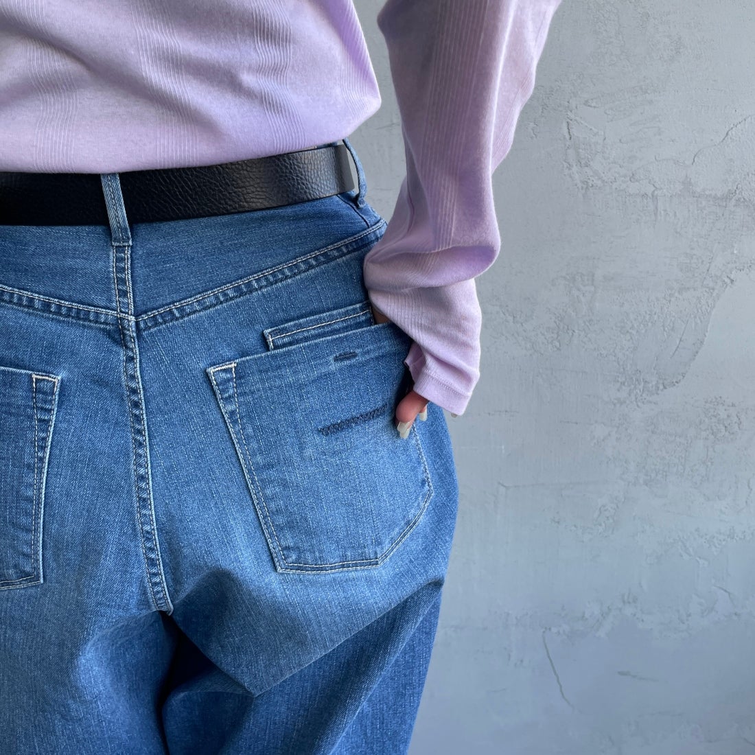 YANUK [ヤヌーク] 別注 JOAN for JEANS FACTORY ルーズストレートデニム [57141513-JF] ALB