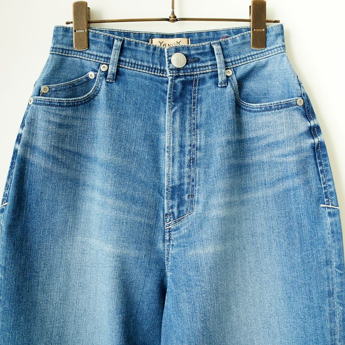 YANUK [ヤヌーク] 別注 JOAN for JEANS FACTORY ルーズストレートデニム [57141513-JF] ALB