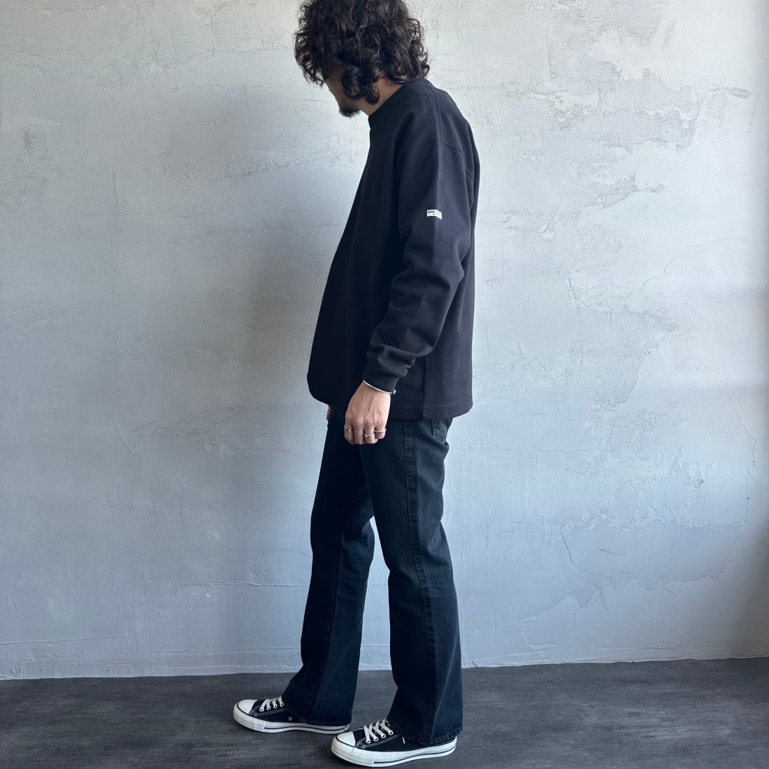 NEEDBY heritage [ニードバイヘリテージ] 別注 GEORGE ブーツカットデニム [GEORGE-JF] BO &&モデル身長：173cm 着用サイズ：29&&