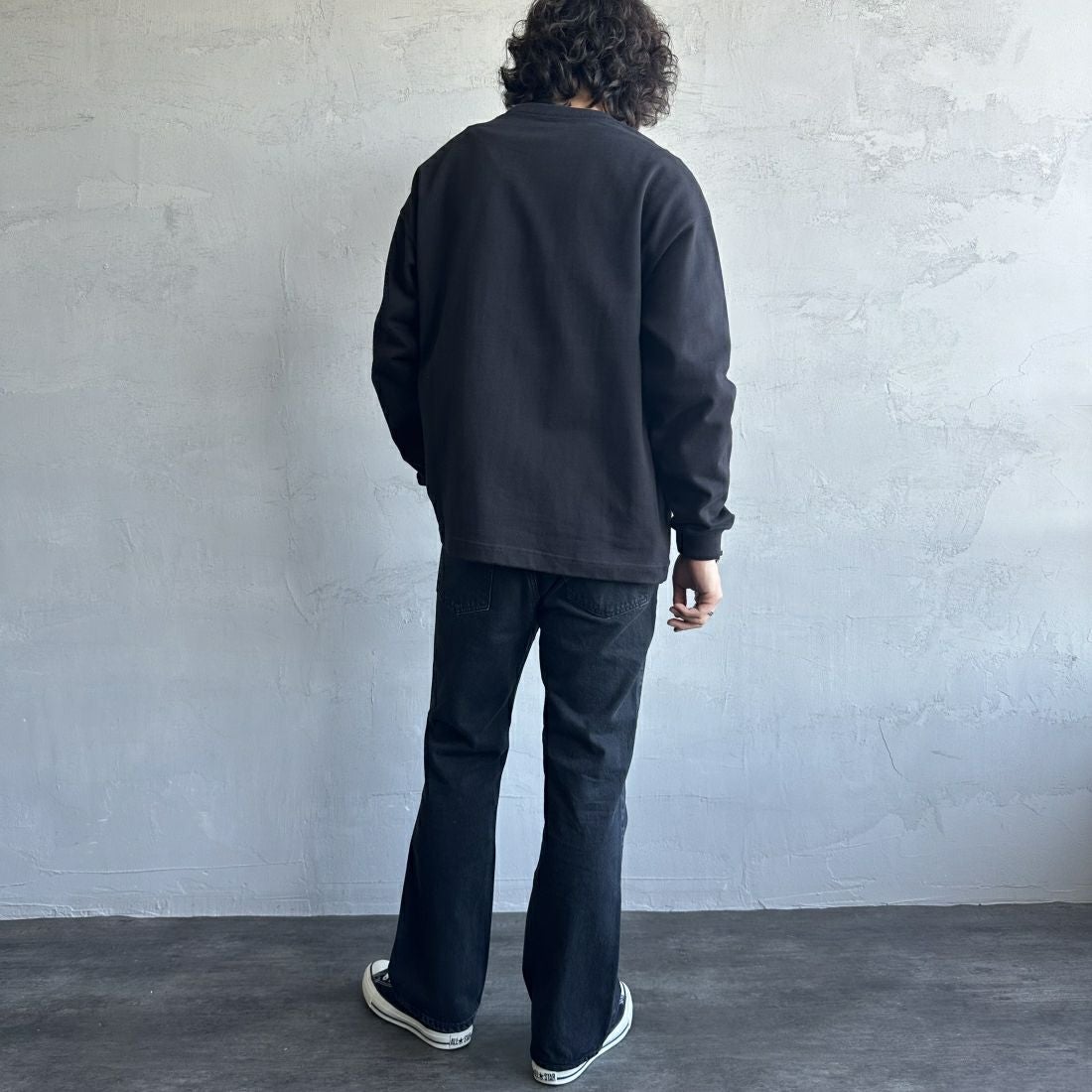 NEEDBY heritage [ニードバイヘリテージ] 別注 GEORGE ブーツカットデニム [GEORGE-JF] BO &&モデル身長：173cm 着用サイズ：29&&