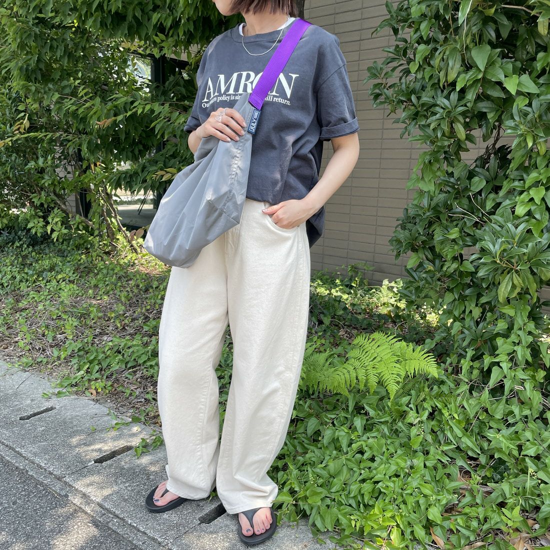 JULY NINE [ジュライナイン] 別注 SEQUEL ナイロンショルダーバッグ [JN200002001-JF] GRAY