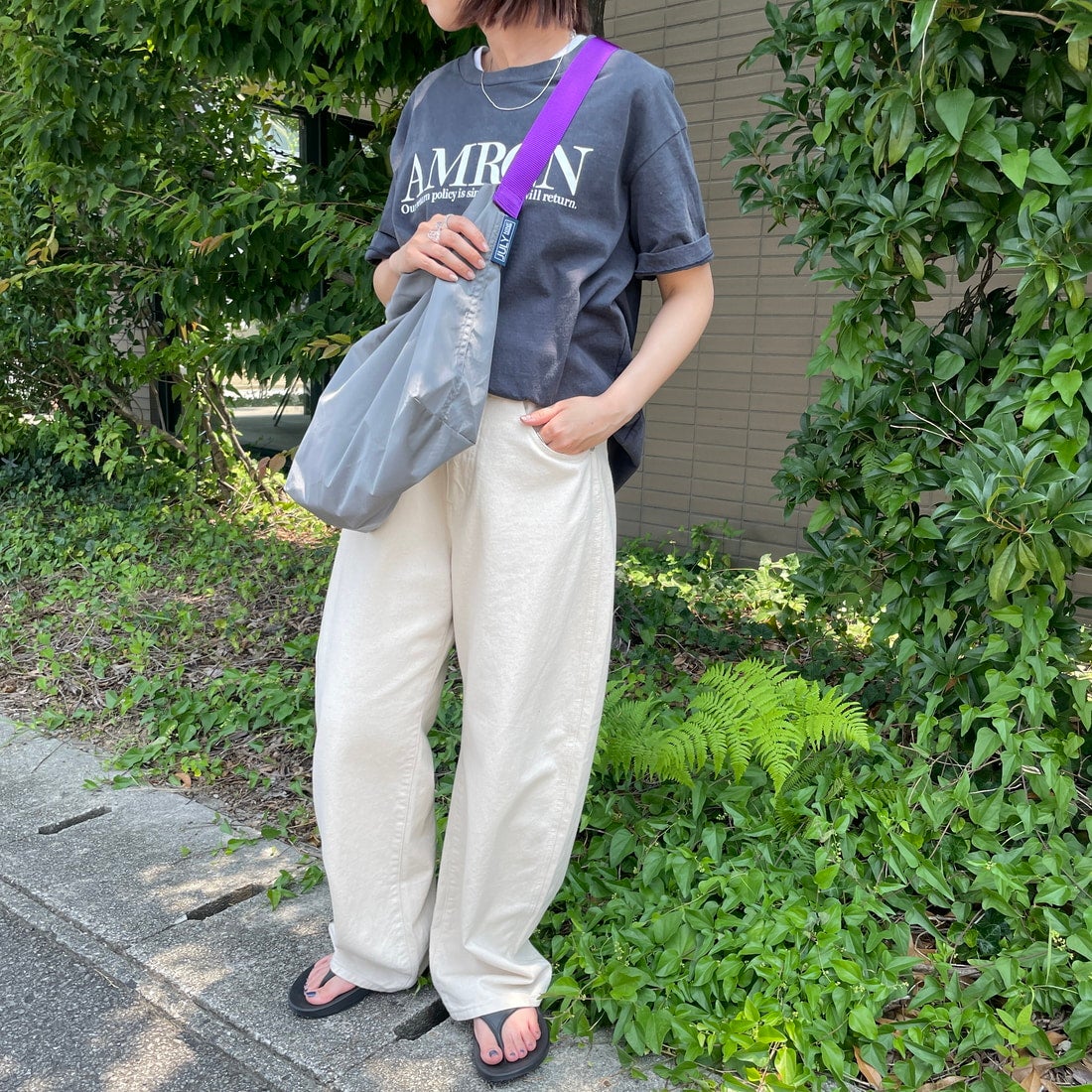 JULY NINE [ジュライナイン] 別注 SEQUEL ナイロンショルダーバッグ [JN200002001-JF] GRAY