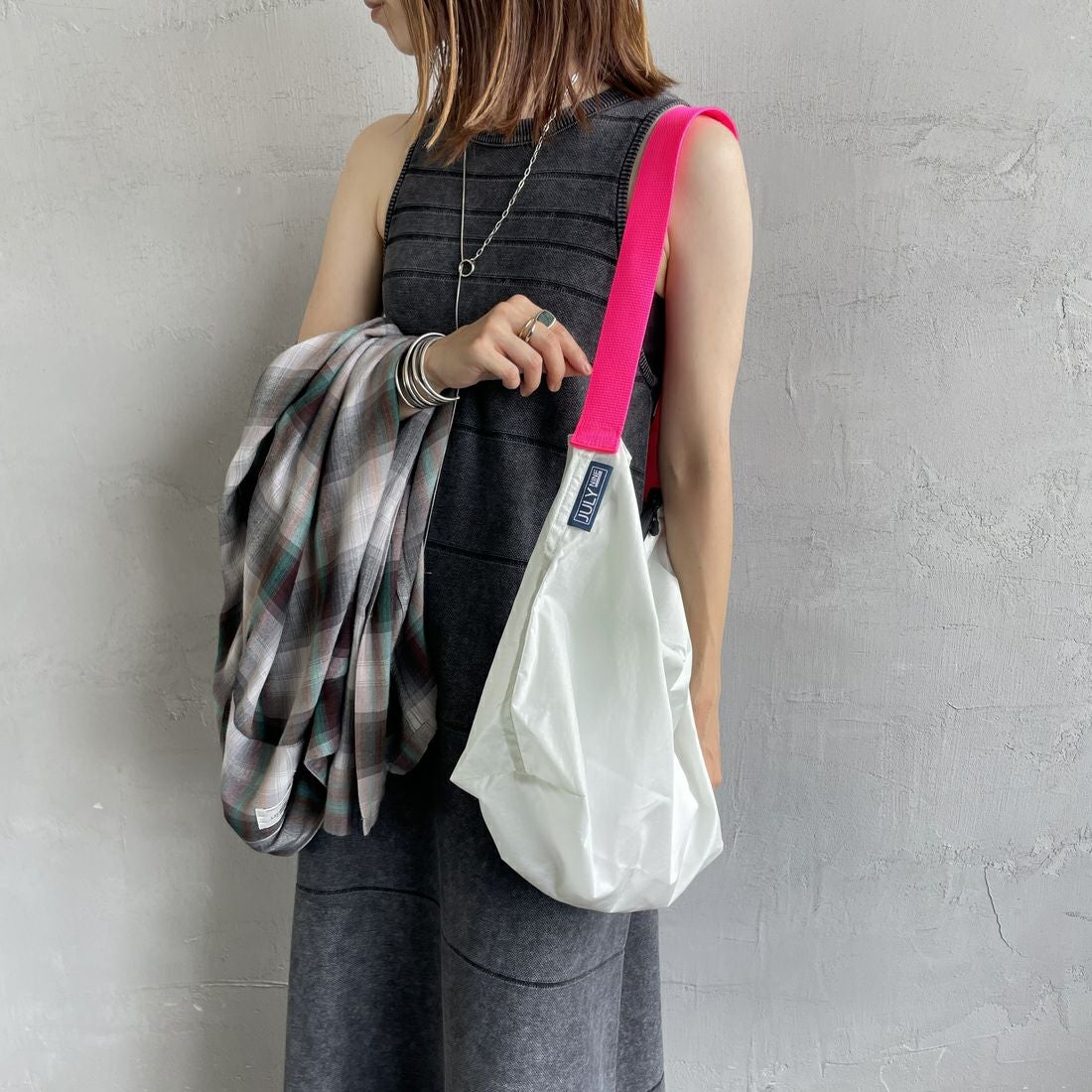 JULY NINE [ジュライナイン] 別注 SEQUEL ナイロンショルダーバッグ [JN200002001-JF] SNOW WHITE