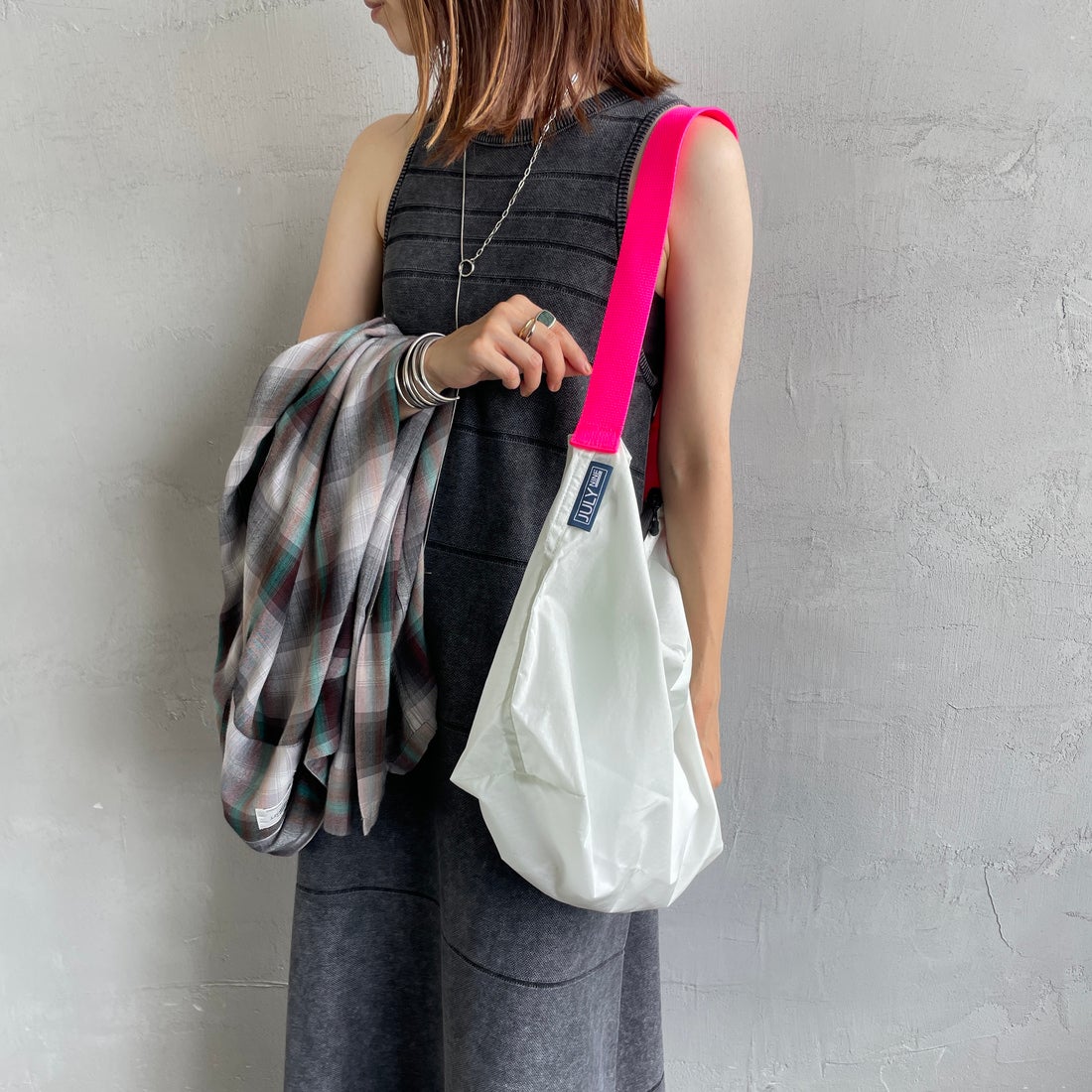 JULY NINE [ジュライナイン] 別注 SEQUEL ナイロンショルダーバッグ [JN200002001-JF] SNOW WHITE