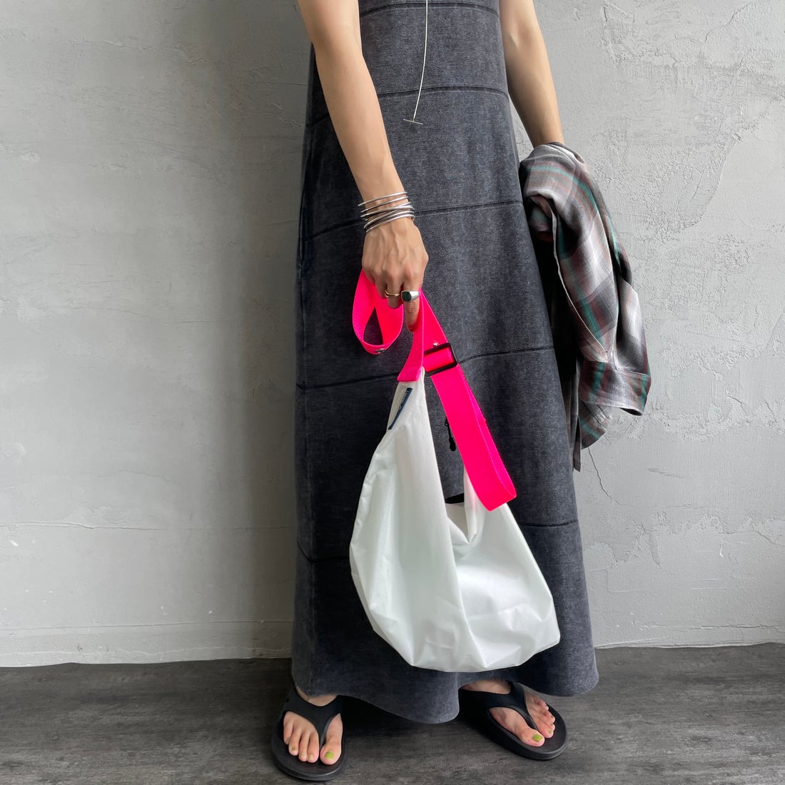 JULY NINE [ジュライナイン] 別注 SEQUEL ナイロンショルダーバッグ [JN200002001-JF] SNOW WHITE