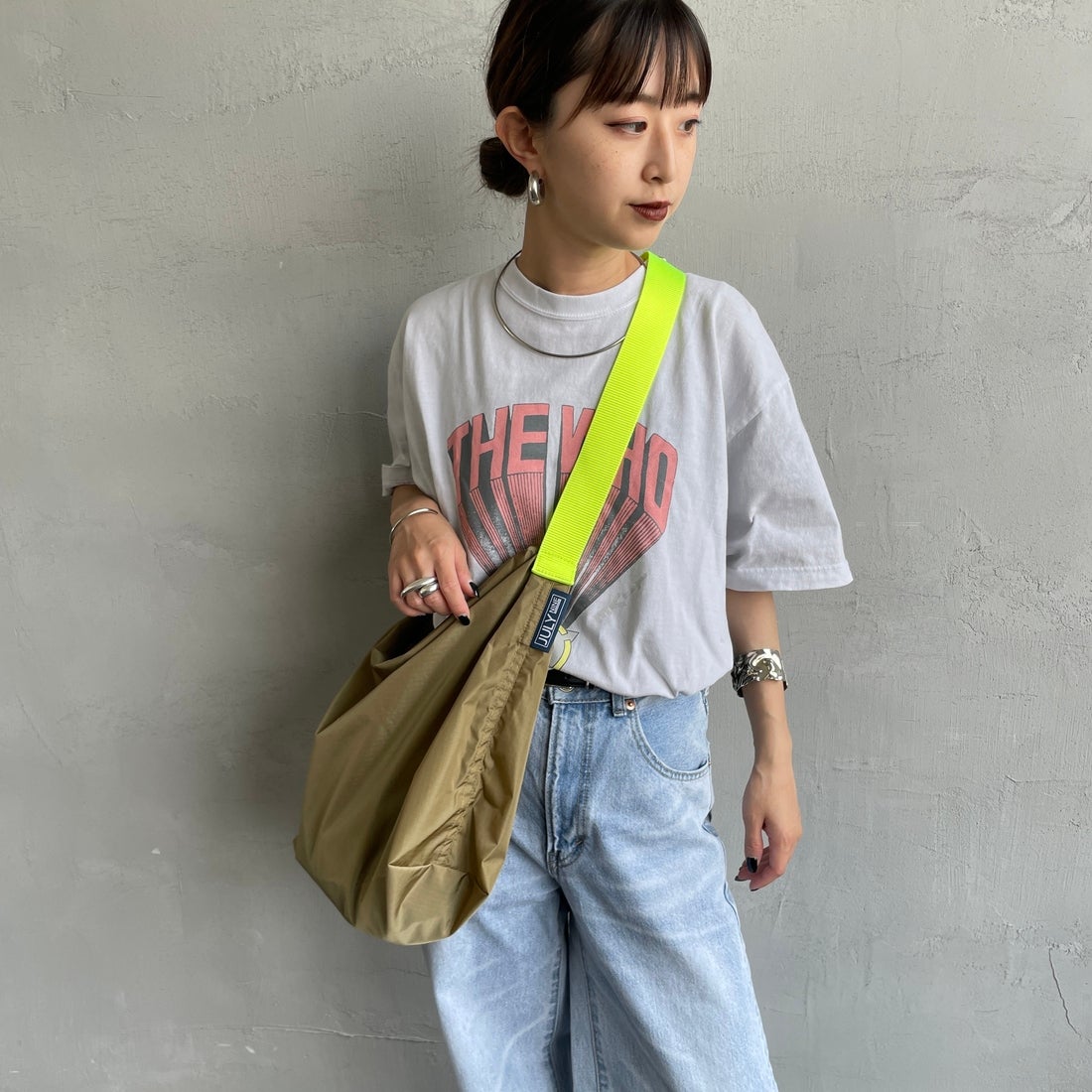 JULY NINE [ジュライナイン] 別注 SEQUEL ナイロンショルダーバッグ [JN200002001-JF] BEIGE