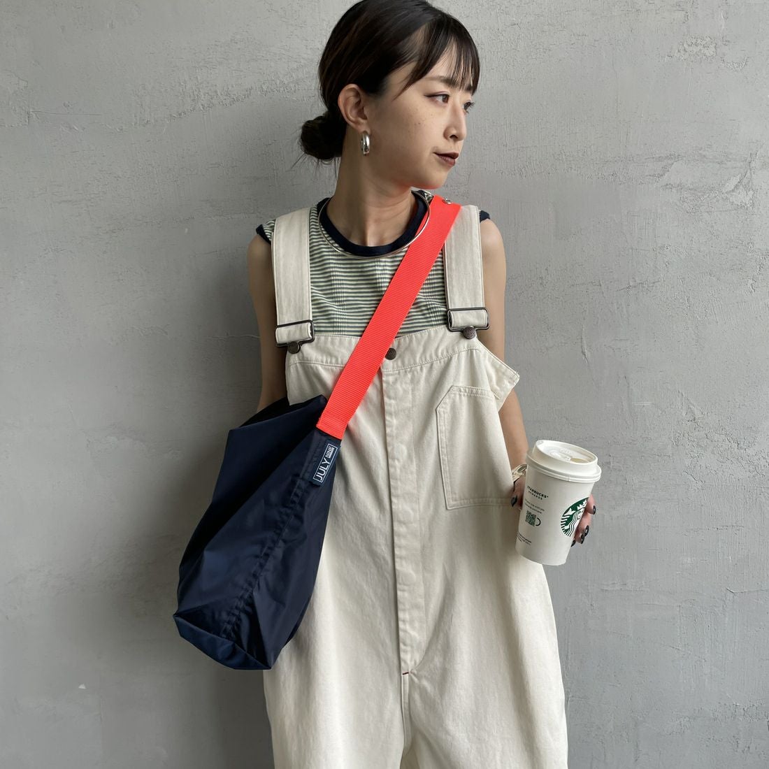 JULY NINE [ジュライナイン] 別注 SEQUEL ナイロンショルダーバッグ [JN200002001-JF] NAVY