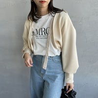 21 ECRU&&モデル身長：163cm 着用サイズ：F&&