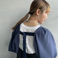 12 D.BLUE&&モデル身長：156cm 着用サイズ：F&&