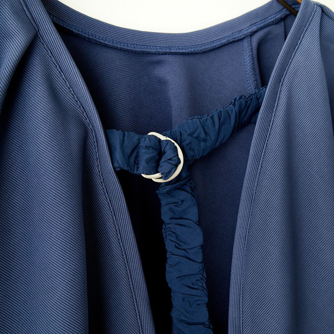 By/m [バイエム] ギャザーベルト付きカットボレロ [23142064] 12 D.BLUE