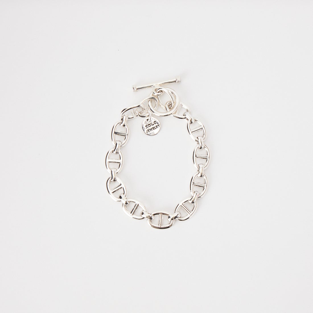 XOLO JEWELRY [ショロジュエリー] ANCHOR LINK 10mm ブレスレット [XOB102-19] SILVER