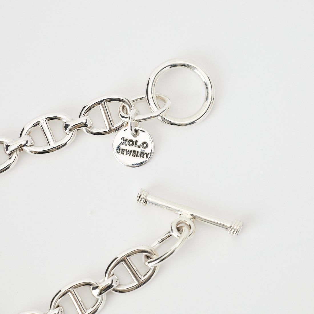 XOLO JEWELRY [ショロジュエリー] ANCHOR LINK 10mm ブレスレット [XOB102-19] SILVER