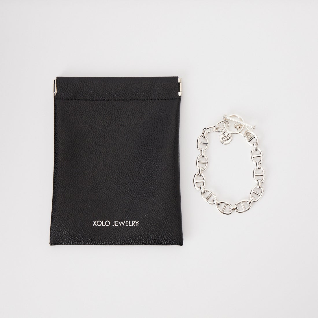 XOLO JEWELRY [ショロジュエリー] ANCHOR LINK 10mm ブレスレット [XOB102-19] SILVER