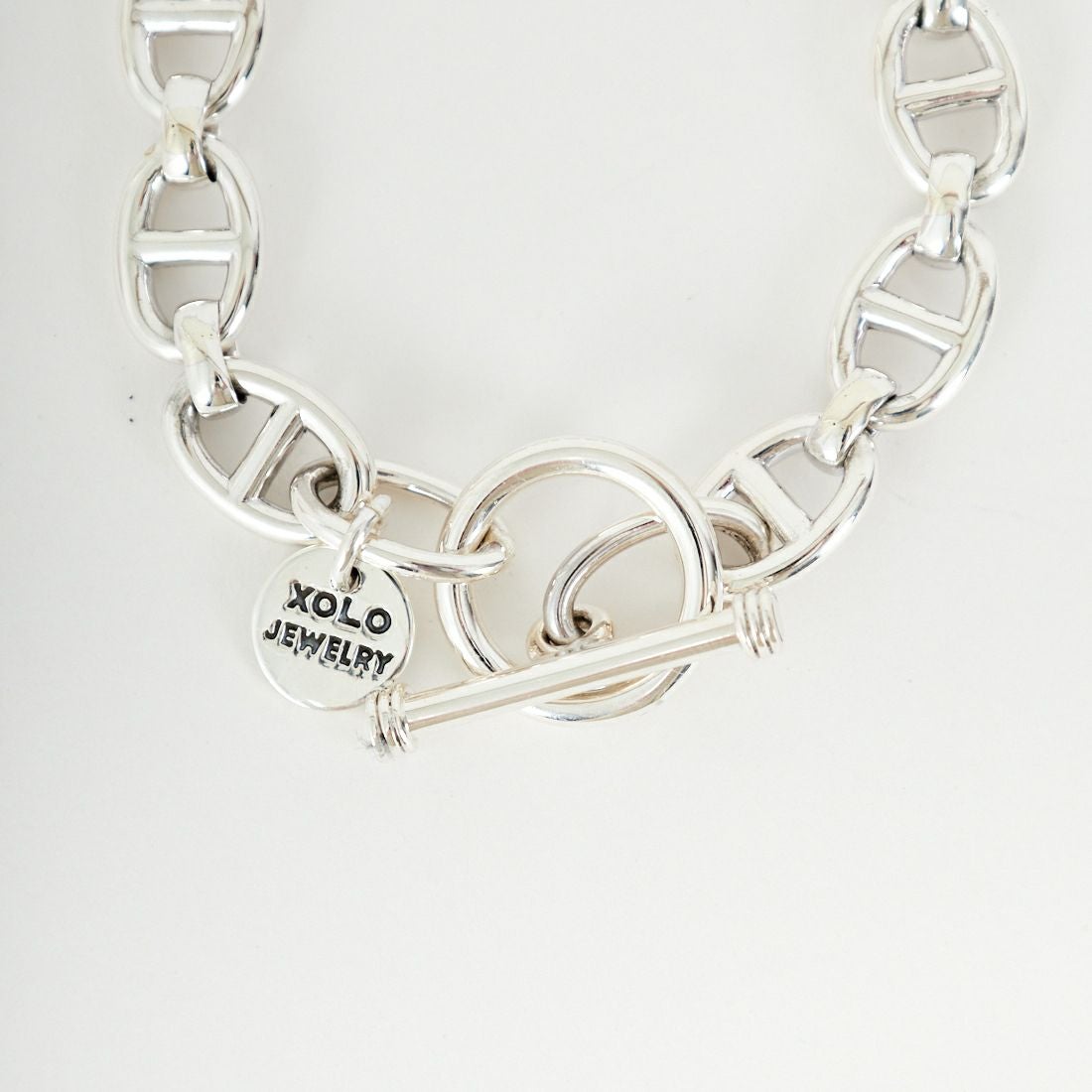 XOLO JEWELRY [ショロジュエリー] ANCHOR LINK 10mm ブレスレット [XOB102-19] SILVER