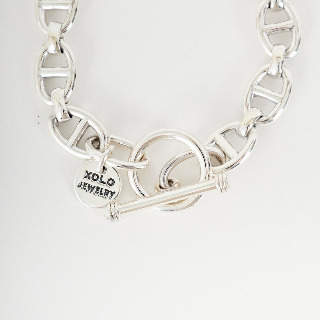 XOLO JEWELRY [ショロジュエリー] ANCHOR LINK 10mm ブレスレット [XOB102-19] SILVER