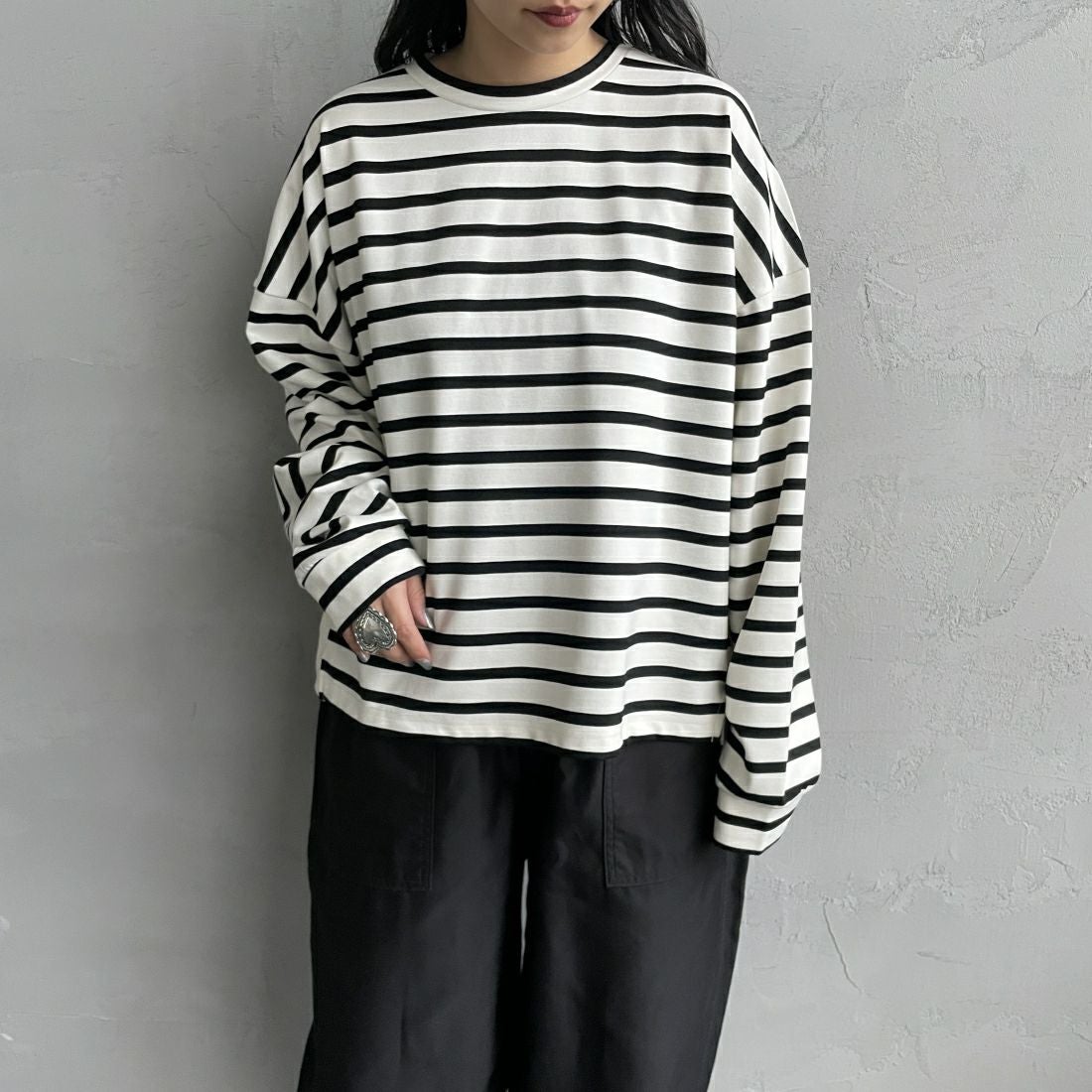 WHITE&&モデル身長：156cm 着用サイズ：F&&