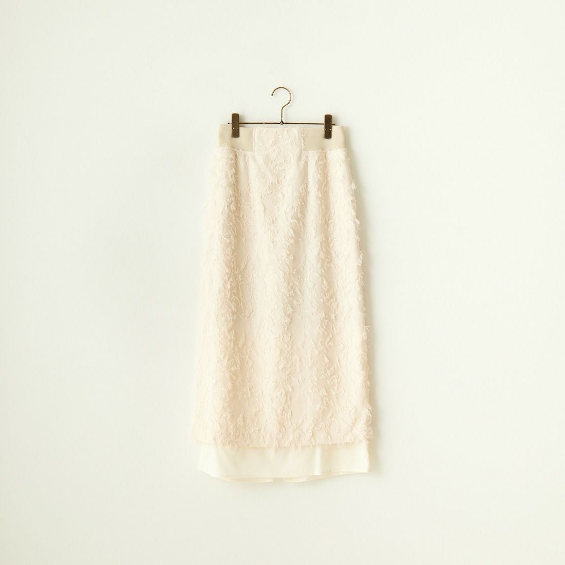 CHIGNON [シニヨン] カットジャガードスカート [2236-497KK] IVORY