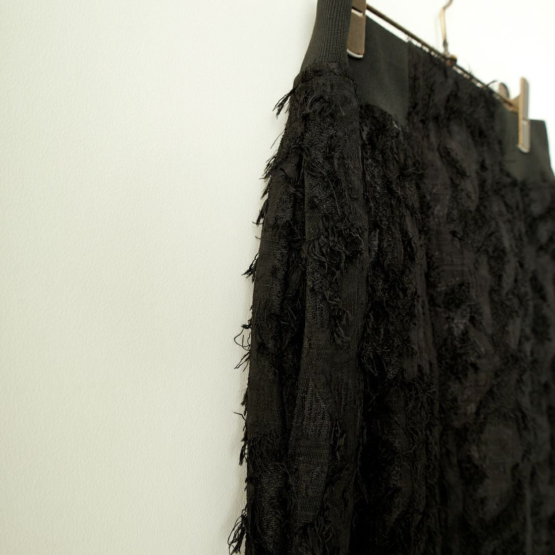 CHIGNON [シニヨン] カットジャガードスカート [2236-497KK] BLACK