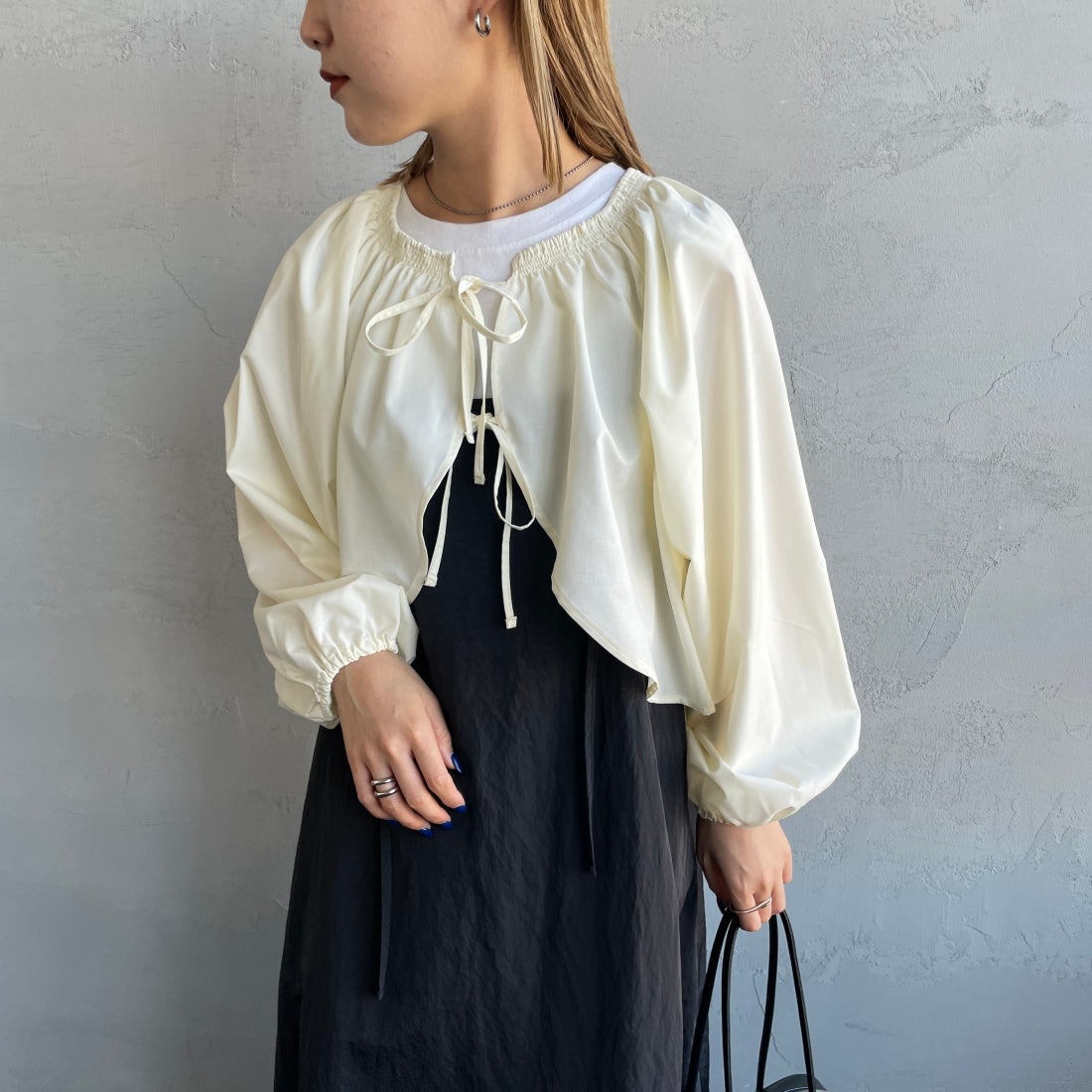 【UpcycleLino】キャンディスリーブ2wayボレロブラウス キャンディースリーブ2WAYボレロ | CPCM(シーピーシーエム)レディース